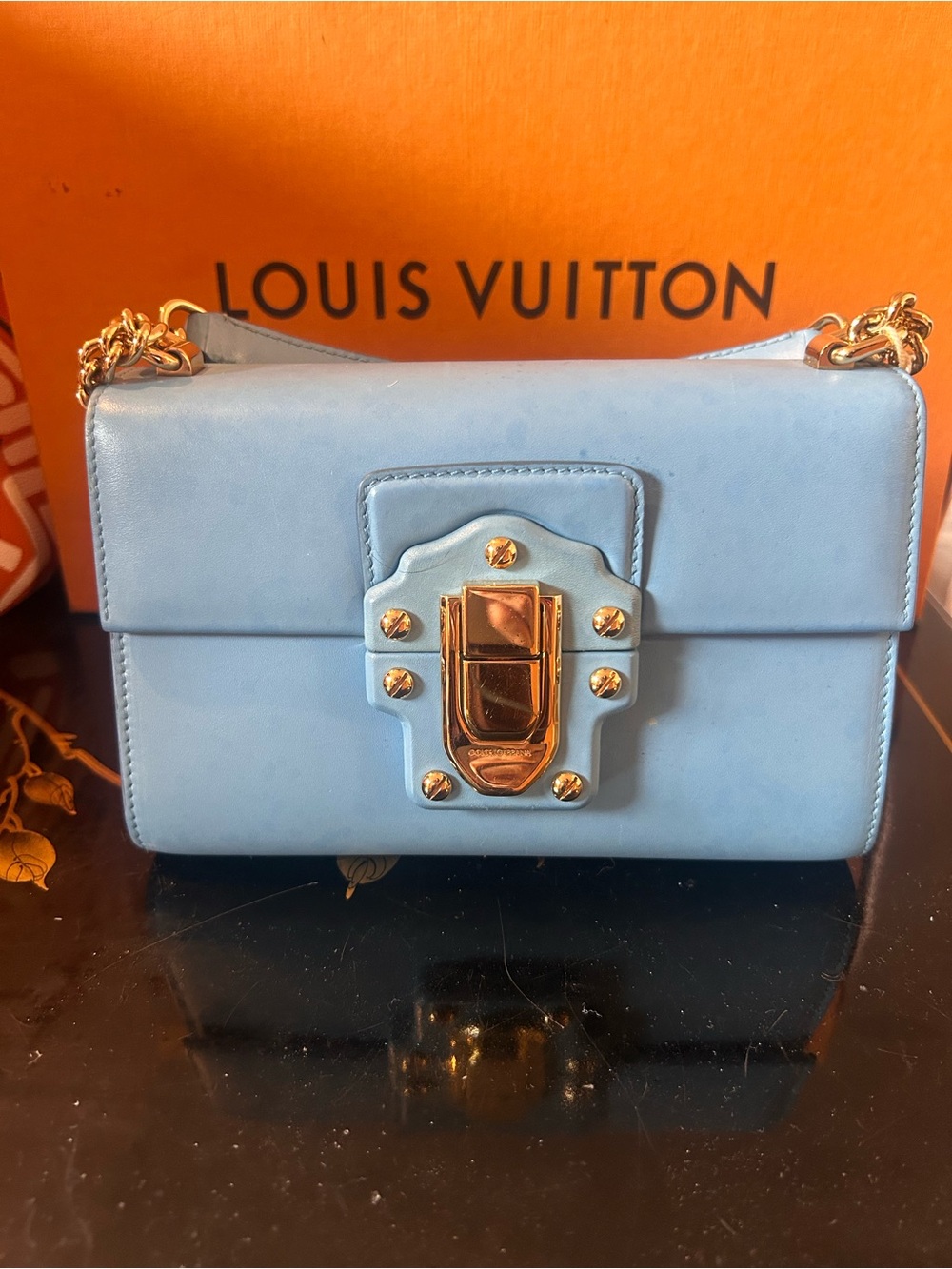 Dolce and Gabanna Lucia  Chain Shoulder Bag
